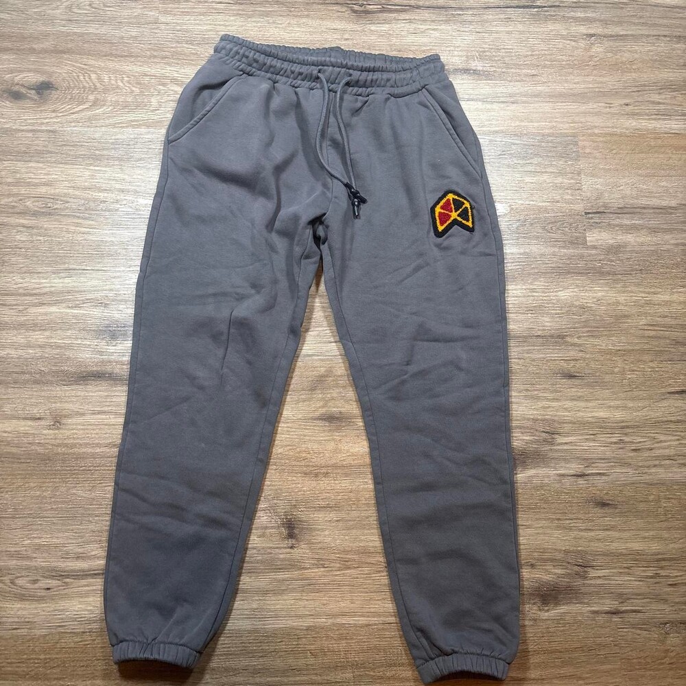 Rawgear Grey Joggers With Embroidered 7105